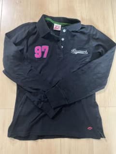 kissmark Golf L ブラック 長袖ポロシャツのサムネイル