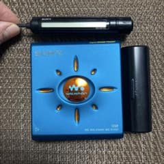 MDプレーヤー Sony MZ-E500 ウォークマン ジャンク 青のサムネイル