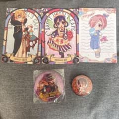 地縛少年花子くん ポストカード 缶バッジ ミラー5点セットのサムネイル