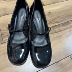 CHARLES & KEITH ストラップパンプス ブラックのサムネイル