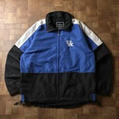ケンタッキー大学 LOGO7 ナイロンジャケット カレッジ 刺繍 肉厚 3XL 90s ホロウェイ カレッジロゴ ナイロンジャケット ケンタッキー大学