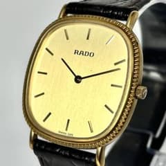 新品電池/稼働】ラドー 204.3610.2 GP クォーツ 腕時計 ゴールド
