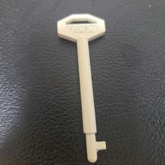 TOEX Temper Key, Bar Key, Gate Key, White