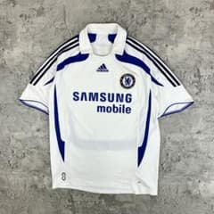  チェルシーFC 07/08 ユニフォーム 3rd 古着 刺繍 白 adidas チェルシーFC 07/08 ユニフォーム 3rd 古着 刺繍 白 - メルカリ