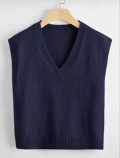 制服 ベスト 紺色のサムネイル