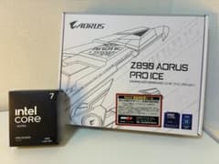 新品・購入証明】Intel 265K&Z890 AORUS PRO ICE白 - メルカリ