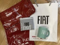フィアット　トートバッグ　エコバッグ　マグ　ティッシュケースのサムネイル