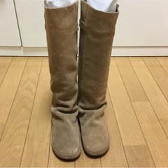 本革スエードブーツのサムネイル