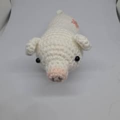 あみぐるみ ブタ ハンドメイド ぬいぐるみのサムネイル