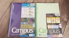 Campus A5ノート 30ページ 多色セットのサムネイル