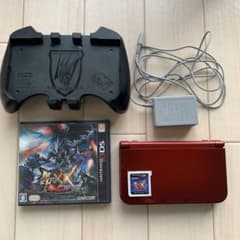 ニンテンドー3DS LL メタリックレッド＋MHダブルクロスのサムネイル