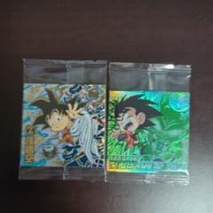 ドラゴンボール超戦士シールウエハース超激闘の記憶 孫悟空2枚セットのサムネイル