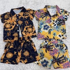 新品 アロハシャツ ベビー 男の子 上下セットのサムネイル