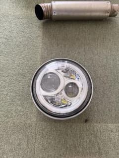 バイク用 LEDヘッドライトユニット 丸型のサムネイル