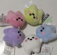 サーキュラーちゃん 新色ぬいぐるみキーホルダー 5色コンプリート
