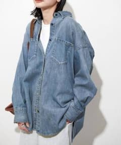 JOURNAL STANDARD ライトオンスデニムシャツ1回着クリーニング美品 
