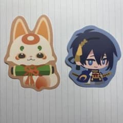 刀剣乱舞　ぱずぎり ステッカー 三日月宗近 ふでのすけ アニメイト特典のサムネイル