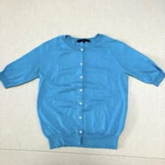 MACPHEE レディース　半袖　ボタンニット　カーディガン　S（1）サイズのサムネイル