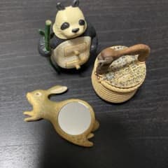 KIYATA 木工アート ミニチュアコレクション　ガチャガチャ　3点セットのサムネイル