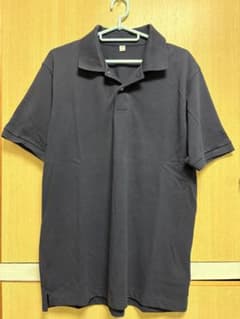 GU ポロシャツ ネイビー Lサイズのサムネイル