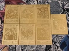 専用 遊戯王 7枚セット ゴールドメタルカードのサムネイル