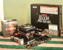 Ryzen7 5700X B550M PRO-VDH WIFI クーラー付セット Ryzen7 5700X B550M PRO-VDH WIFI クーラー付セット - メルカリ