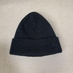 NEW ERA ニューエラ ネイビー ニット帽 つぶつぶ柄