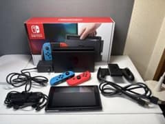 Nintendo Switch 本体 箱付き 完品 128GB microSD付 - メルカリ