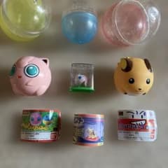 当時物 ポケモンガチャ バウンドポケモンボール プリン ライチュウ 