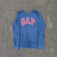 00s old gap 短丈 サーマル ロゴ ロンT y2k シティーボーイ - メルカリ