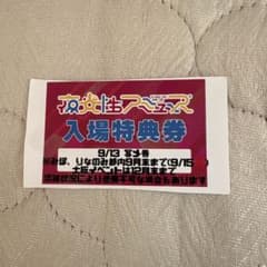 夜光性アミューズ 入場特典券 写メ券