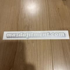 mazdafitment.com シルバーステッカー 耐水耐候 usdmのサムネイル