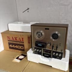 k*x様 AKAI 444D オープンリールデッキ 元箱付き 動作未確認 現状品のサムネイル