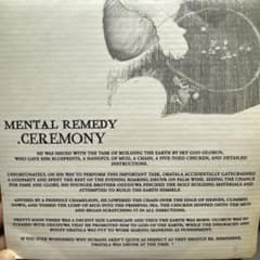 Mental Remedy / Ceremony7インチレコード限定500枚美品のサムネイル