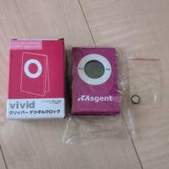 vivid クリッパーデジタルクロック　ピンク - 3