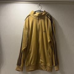 adidas ベロア トラックジャケット マスタードのサムネイル