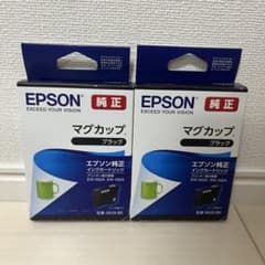 EPSON 純正 MUG-BK ブラックインクカートリッジ 2個セット - メルカリ