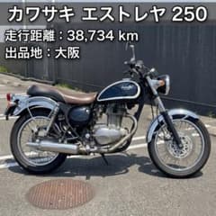動画有】カワサキ エストレヤ250 キャブ最終型 2006年式 自賠責2年付