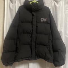 9090 ダウンジャケット XL 黒 - メルカリ