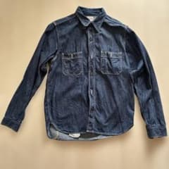 8 HOUR UNION ワークシャツ ダークブルー サイズ15 8 HOUR UNION ワークシャツ ダークブルー サイズ15 | Mercari