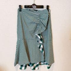 膝丈スカート　ZARA ザラ　フレアスカートのサムネイル