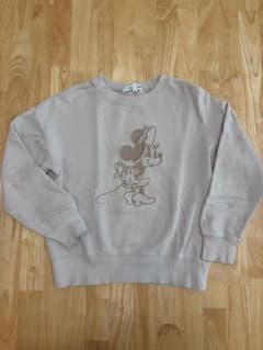 GLOBAL WORK キッズ トレーナー ミニーマウス刺繍　130㎝のサムネイル