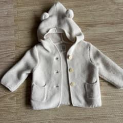 babyGAP くまさん耳付きカーディガンのサムネイル