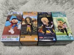 ワンピース ワーコレ 4体セット ルフィ ヤソップ ゾロ レイリー