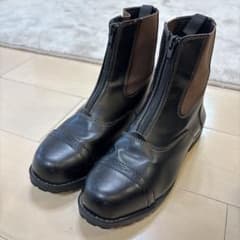 乗馬用 フロントジップ ブーツ 24.5のサムネイル