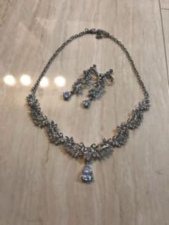 ネックレス イアリングセット キュービックジルコニアのサムネイル