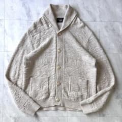 【極美品】現行品 RRL コットンリネンシャールカラーカーディガン Lサイズ 極美品】現行品 RRL コットンリネンシャールカラーカーディガン