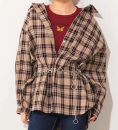 WEGO オーバーサイズ チェックシャツ