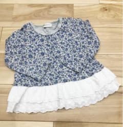 花柄ロンT チュニックのサムネイル