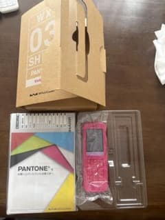 SHARP WX03SH Vivid Pink 本体 ウィルコム - メルカリ